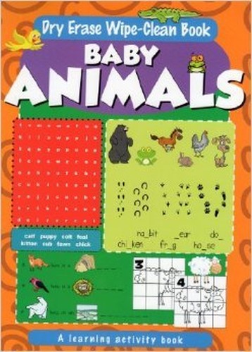 Dry Erase Wipe Clean Book (Assorted, Designs Vary)