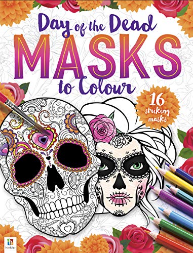Day of the Dead Masks to Colour