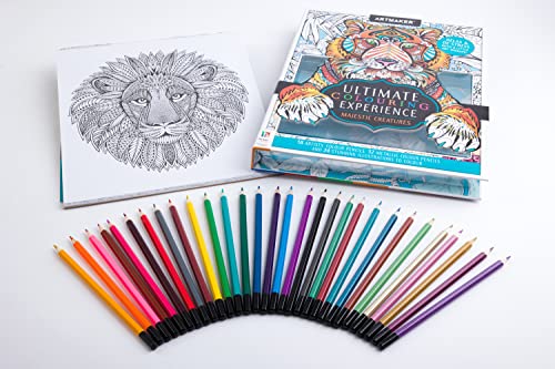 Ultimate Colouring Experience: Majestic Creatures Kit