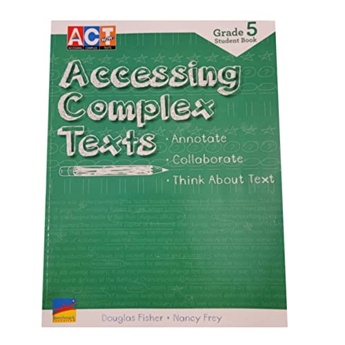 Act Now Grade 5 Student Book Accessing Complex Tex
