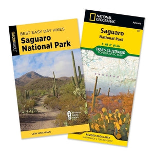 Best Easy Day Hiking Guide and Trail Map Bundle: Saguaro National Park