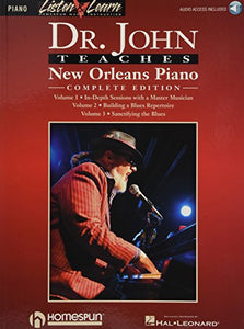 Dr. John Teaches New Orleans Piano - Complete Ed.. Includes Audio Online: Listen & Learn Series Includes Books 1, 2 & 3 (Piano: Listen & Learn) 