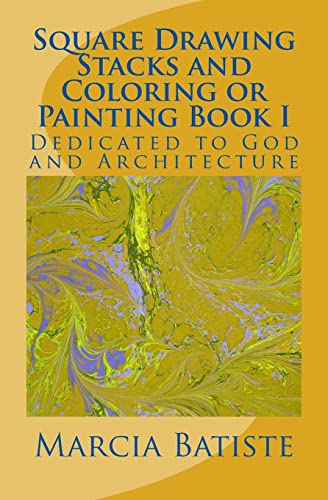 Square Drawing Stacks and Coloring or Painting Book I