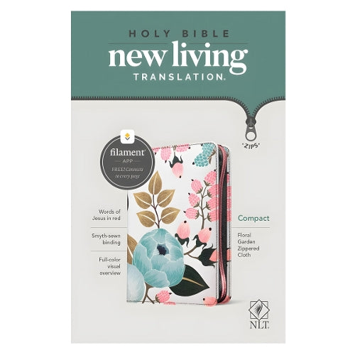 NLT Compact Zipper Bible, Filament-Enabled Edition