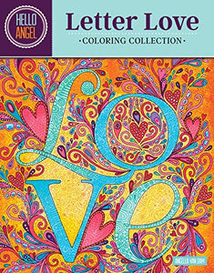Hello Angel Letter Love Coloring Collection 