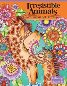Hello Angel Irresistible Animals Coloring Collection 