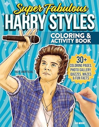 Super Fabulous Harry Styles Coloring & Activity Book