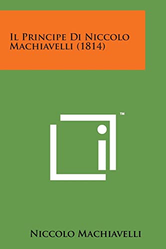Il Principe Di Niccolo Machiavelli (1814)