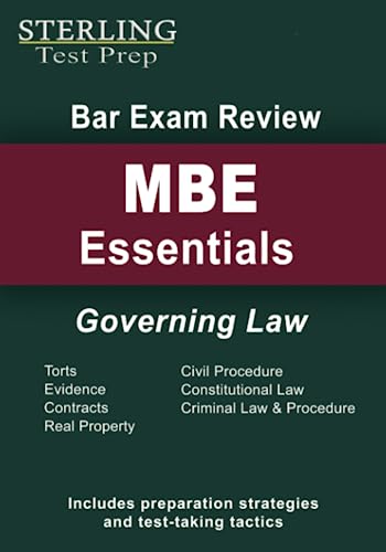 Sterling Bar Exam Review MBE Essentials
