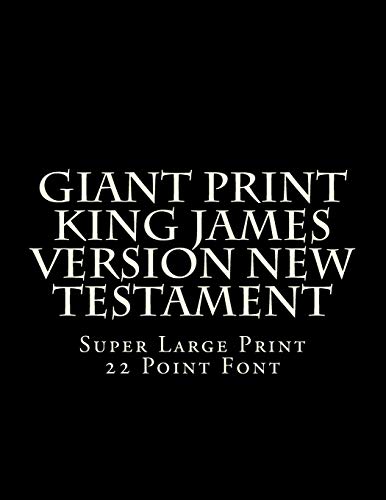 Giant Print King James Version New Testament