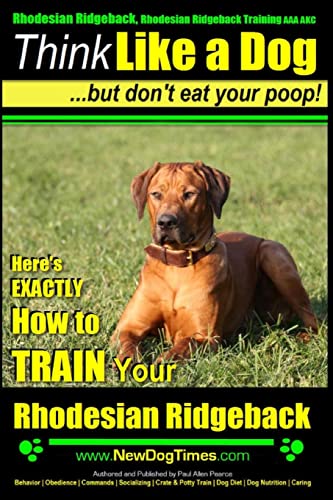 Rhodesian Ridgeback, Rhodesian Ridgeback Training AAA AKC