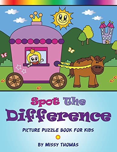 Spot The Difference - Picture Puzzle Book For Kids