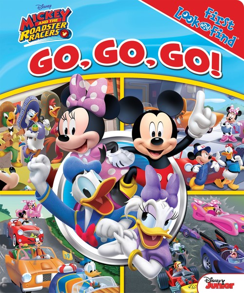 Disney Mickey And The Roadster Racers: Go, Go, Go! Look and Find