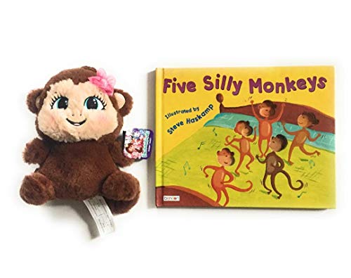 Five Silly Monkey with Bonus 6 Plush Monkey
