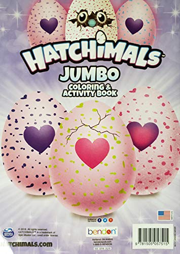 Hatchimals Jumbo Coloring And Activity book