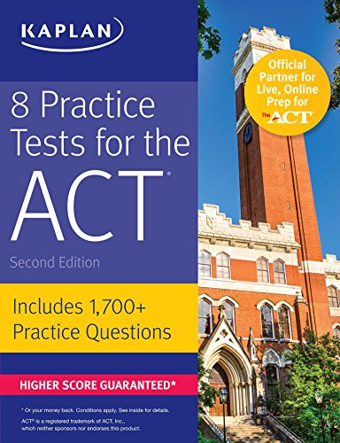 8 Practice Tests for the ACT
