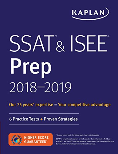 SSAT & ISEE Prep 2018-2019