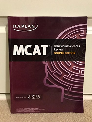 MCAT Behavioral Sciences Review: Fourth Edition