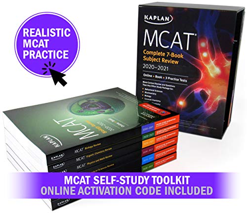 MCAT SelfStudy Toolkit  Complete Book Subject Review   Practice Tests  Adaptive Qbank Kaplan Test Prep