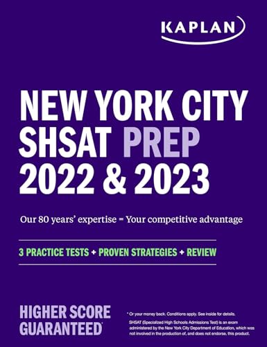 New York City Shsat Prep 2022 & 2023