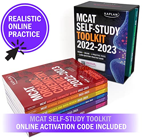 MCAT SelfStudy Toolkit  Books  Online   Practice Tests  Question Practice Bank Kaplan Test Prep