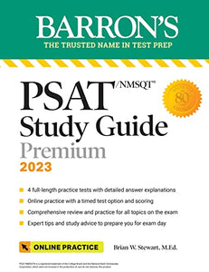 PSAT/NMSQT Study Guide, 2023: Comprehensive Review with 4 Practice Tests + an Online Timed Test Option 