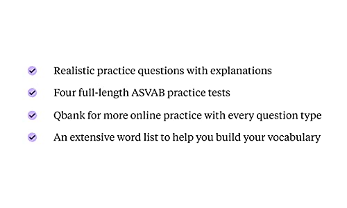 ASVAB Prep Plus 2024-2025: 6 Practice Tests + Proven Strategies + Online + Video
