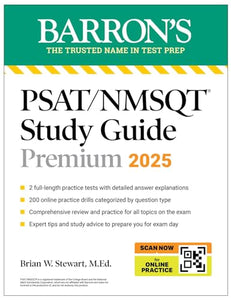 PSAT/NMSQT Premium Study Guide: 2025: 2 Practice Tests + Comprehensive Review + 200 Online Drills 