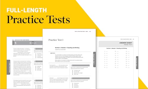 Digital SAT Study Guide Premium, 2025: 4 Practice Tests + Comprehensive Review + Online Practice