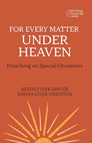 For Every Matter under Heaven