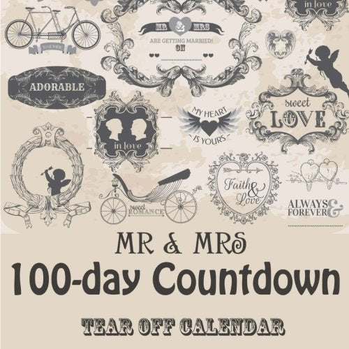 Mr and Mrs 100 Day Tear-Off Countdown Calendar : Counting down until the Big Day!