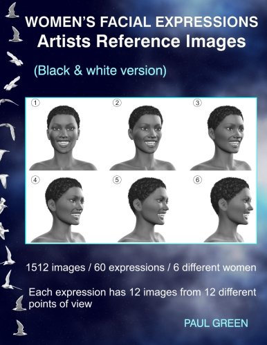 Women's Facial Expressions - Artists Reference Images