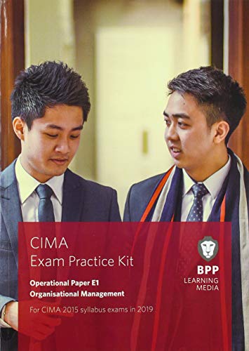 CIMA E1 Organisational Management