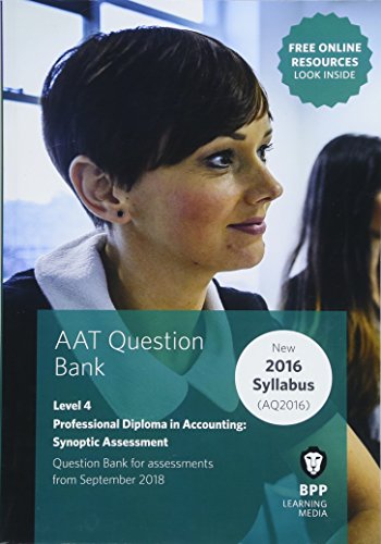 AAT Professional Diploma in Accounting Level 4 Synoptic Assessment