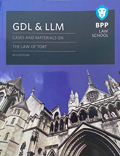 GDL & LLM The Law of Tort 8th Edition