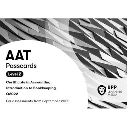 AAT Introduction to Bookkeeping