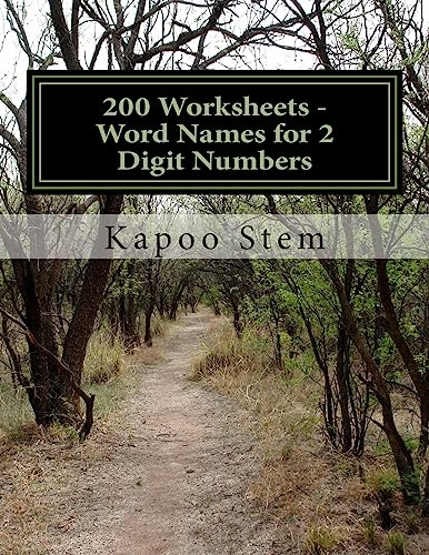 200 Worksheets - Word Names for 2 Digit Numbers