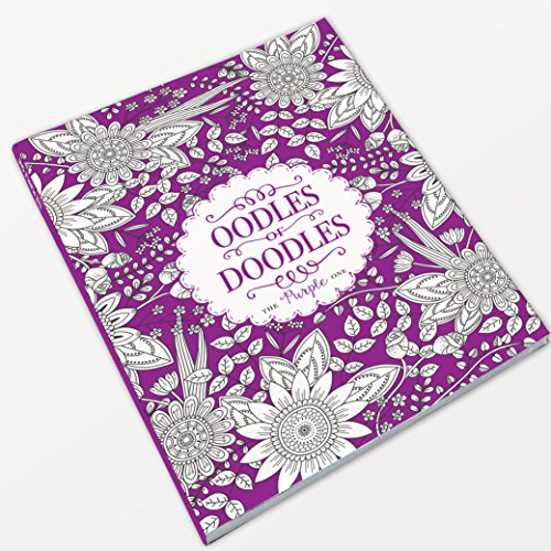 Art Colour Therapy, Adult anti-stress, mindfulness colouring book - The Purple One