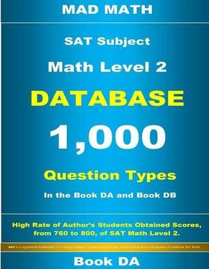 SAT Math Level 2 Database Book DA