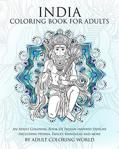 India Coloring Book For Adults 