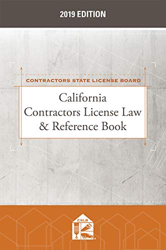 California Contractors License Law  Reference Book