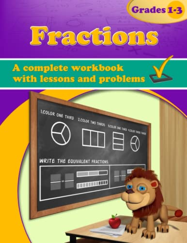Fractions, Grades 1-3 Workbook