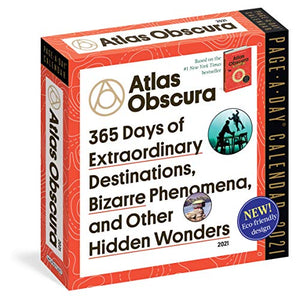2021 Atlas Obscura Colour Page-A-Day Calendar 