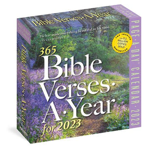 365 Bible Verses-A-Year Page-A-Day 2023 