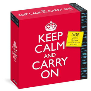 Keep Calm and Carry On Page-A-Day Calendar 2024 