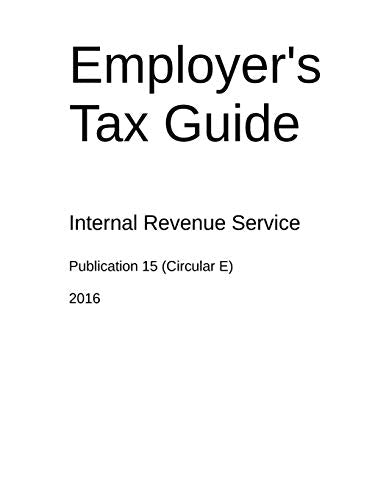 Employer's Tax Guide