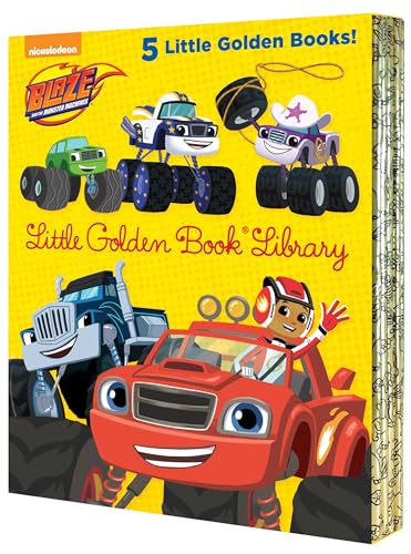 Blaze and the Monster Machines Little Golden Book Library -- 5 Little Golden Books