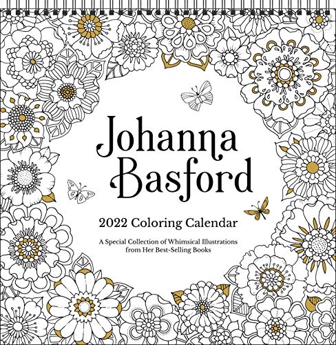 Johanna Basford 2022 Coloring Wall Calendar