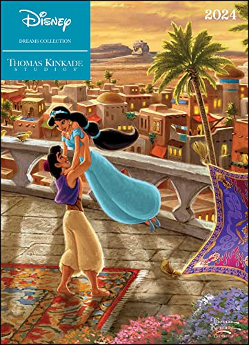 Disney Dreams Collection by Thomas Kinkade Studios: 12-Month 2024 Monthly/Weekly Engagement Calendar