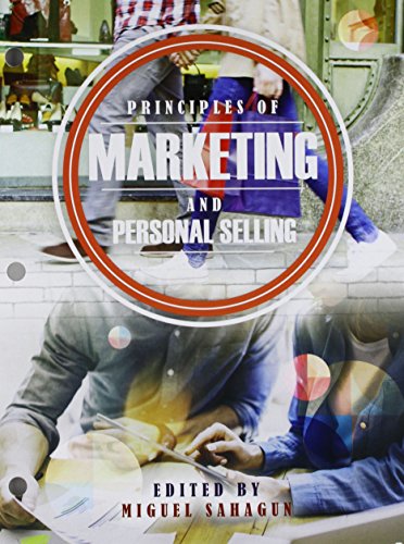 Principles of Marketing and Personal Selling